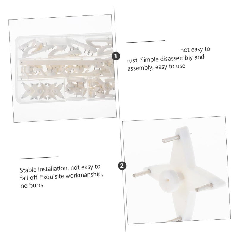 84Pcs Seamless Picture Hangers No Damage Wall Nails Easy Install Frame Hooks - Image 4