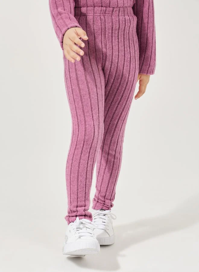Styli Longline Knit Hoodie & Leggings Set