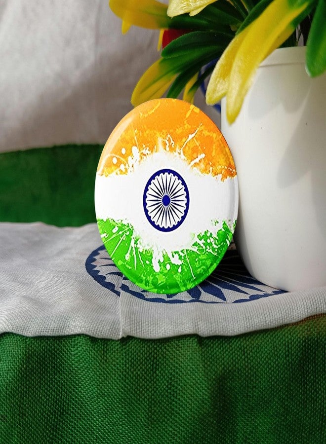 كيدولتز شارة علم الهند الوطني ثلاثي الألوان من Kidiultz® - مقاس 58 مم و 44 مم - عبوة من 10 قطع (58 مم) - Image 5