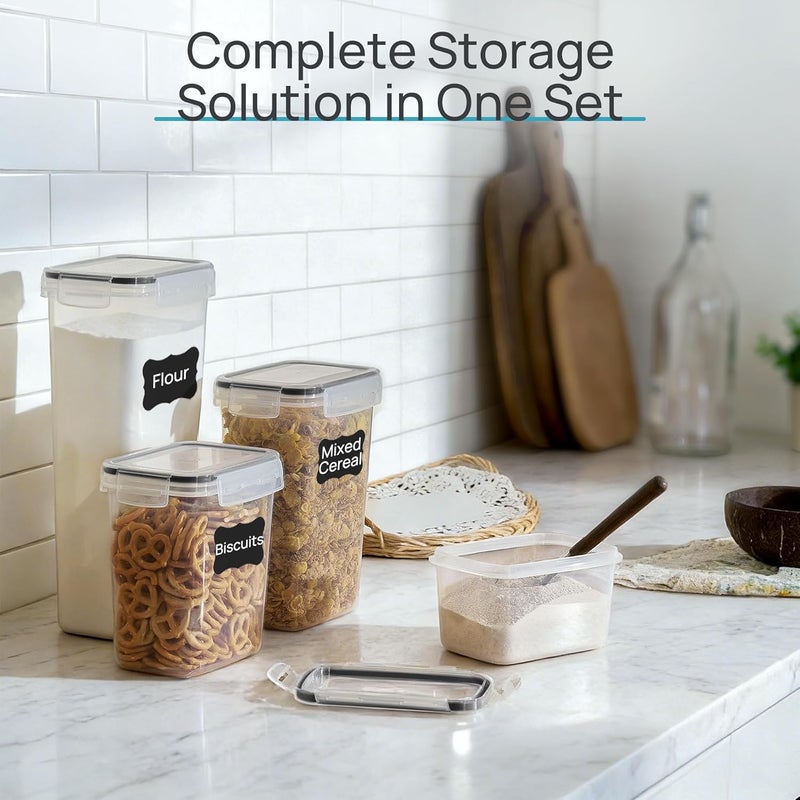 Vtopmart Airtight Food Storage Containers, 24-Piece Set for Cereal, Spaghetti & More - Image 2