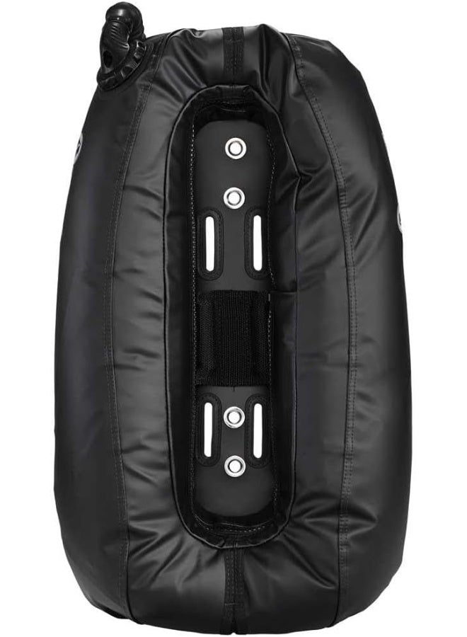 apeks Apeks WTX-D30 PSD Single Cylinder Wing, Black  - Image 1