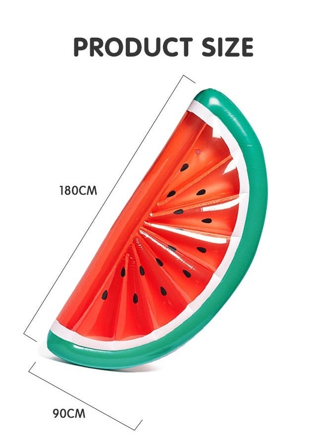 GROIC - Watermelon Pool Floats, Large Water Inflatable Float for Swimming with Step on the inflator, Summer Toys, Party Supplies - Image 1