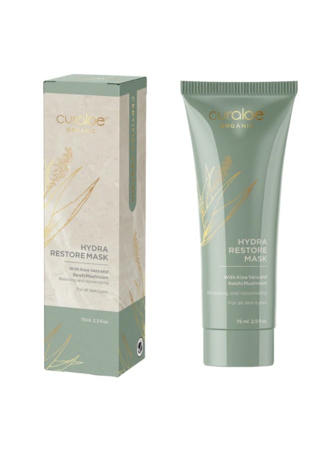 Curaloe Organic Aloe Vera Hydra Restore Mask 75ml - Image 3
