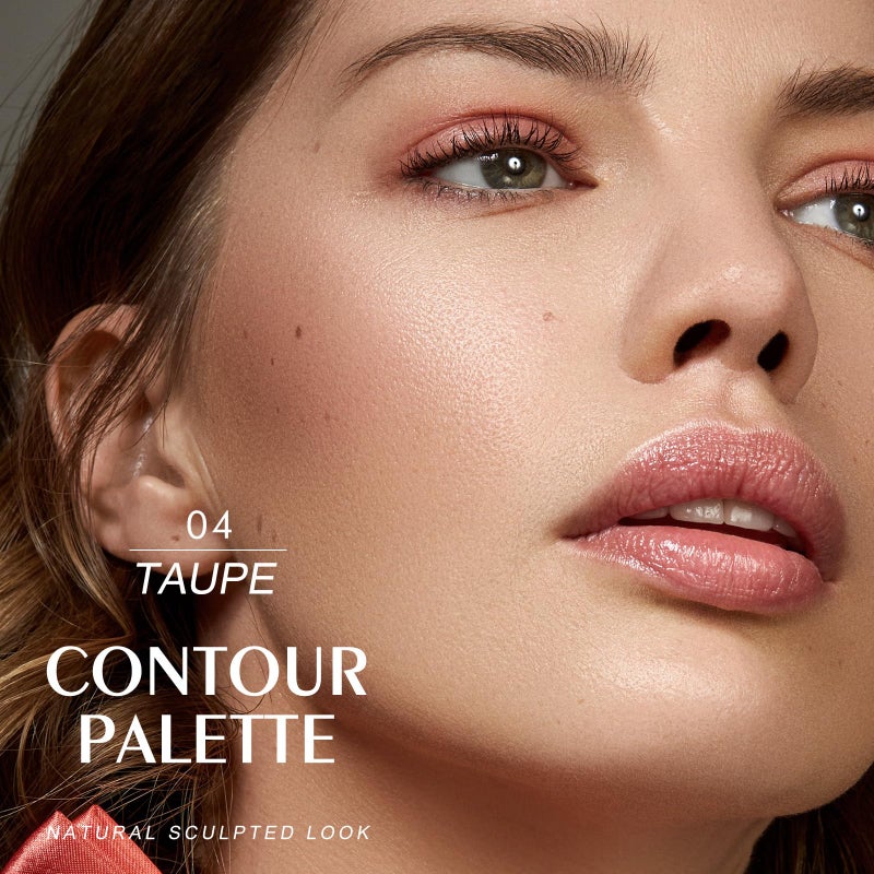 KYDA Face Sculpting Contour Palette, Smooth Matte Contour Pressed Powder, Ultra-fine Lightweight, Easy to Blend, Multiuse Baked Contour Makeup-TAUPE - Image 3