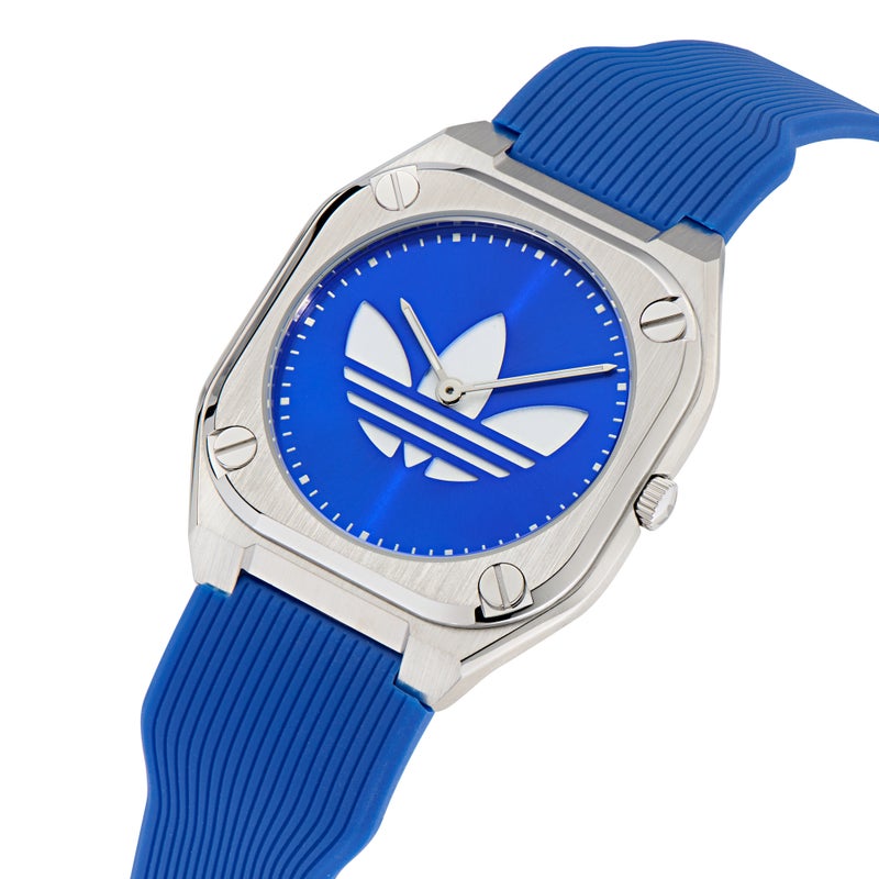 Adidas UNI CITY TECH THIN BLU DL SS CS 39 MM QTZ BLU SIL SS25 - Image 2