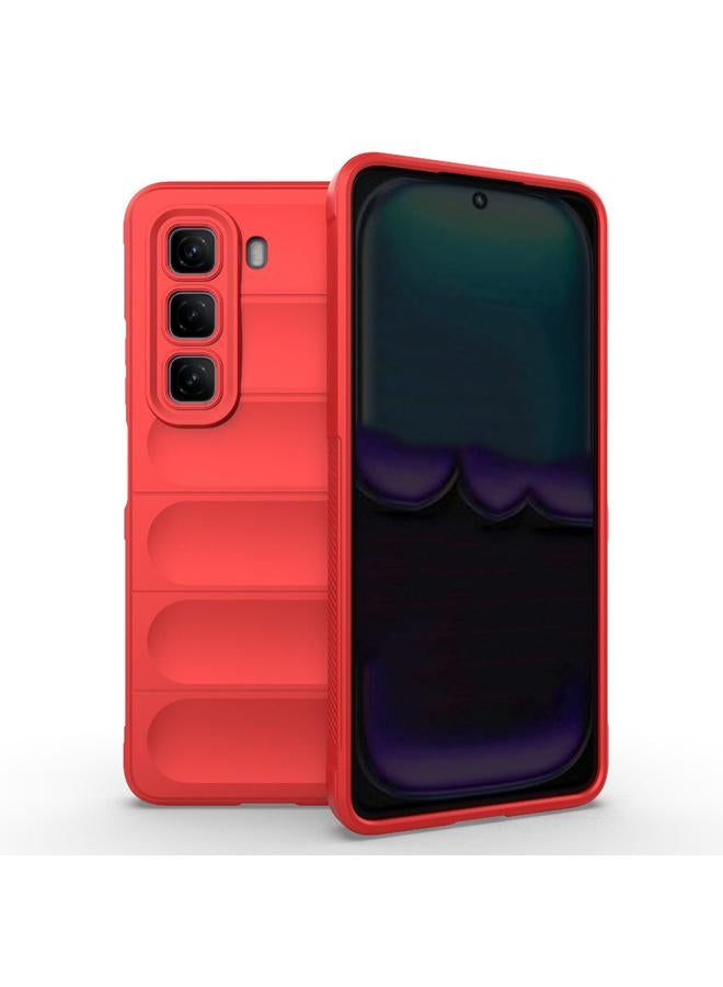 S-TOP Case For Infinix Hot 50 4G Global Magic Shield TPU + Flannel Phone Case - Image 1