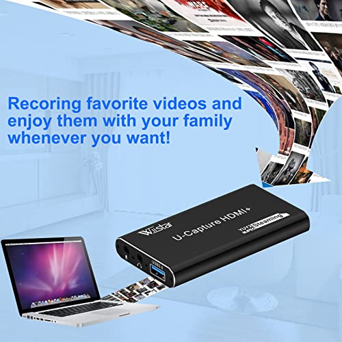 Wiistar Video Game Capture Card 1080P60fps HDMI to USB 3.0 Live Streaming Video Audio Capture Device with HDMI Loopout Game Recording for Windows Mac OS Linus - Image 4