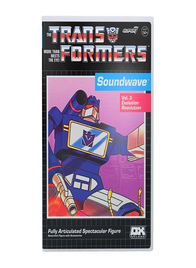 Super7 Transformers Deluxe Soundwave (VHS) - 7" Transformers Action Figure with Accessories Classic Cartoon Collectibles and Retro Toys - Image 3