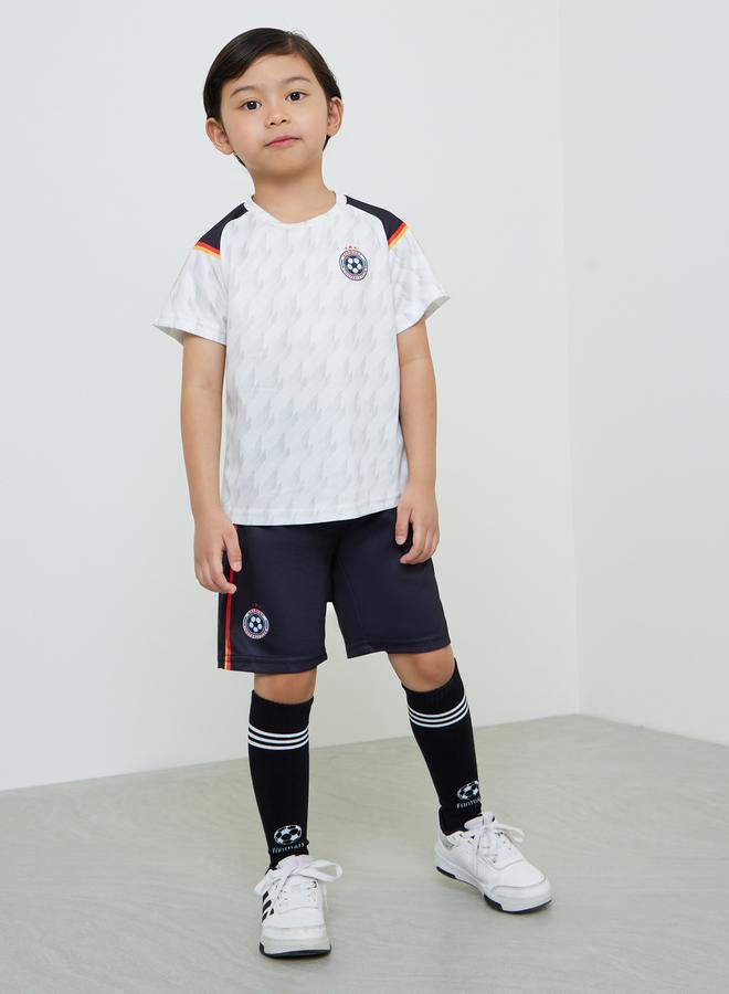 Styli Kids Germany Print Jersey T-Shirt and Shorts FIFA Football Set - Image 1