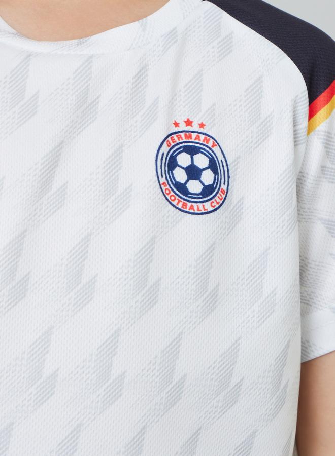 Styli Kids Germany Print Jersey T-Shirt and Shorts FIFA Football Set - Image 4