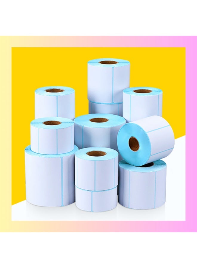Kalon 5pcs Thermal Barcode Label Roll {100 X50}  – Self-Adhesive 1000 Sticker Labels for Thermal Printers for Office and warehouse labels - Image 5
