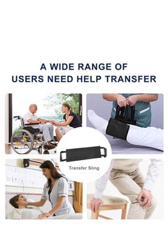 General Patient Care Transfer with Wheelchair Bed Mobile Assist Lifting Assist with Padded Handle for Disabled Elderly Elderly Injured Elderly  - Image 5