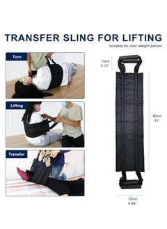 General Patient Care Transfer with Wheelchair Bed Mobile Assist Lifting Assist with Padded Handle for Disabled Elderly Elderly Injured Elderly  - Image 3