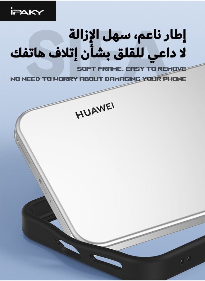 Huawei Pura 70 Pro Case (Not Pura 70), Magnetic [Compatible with Magsafe] Composite Material Case Cover, Anti-Drop Shockproof Case for HUAWEI Pura 70 Pro, Slim Anti-Fall Back Cover for Huawei Pura 70 Pro