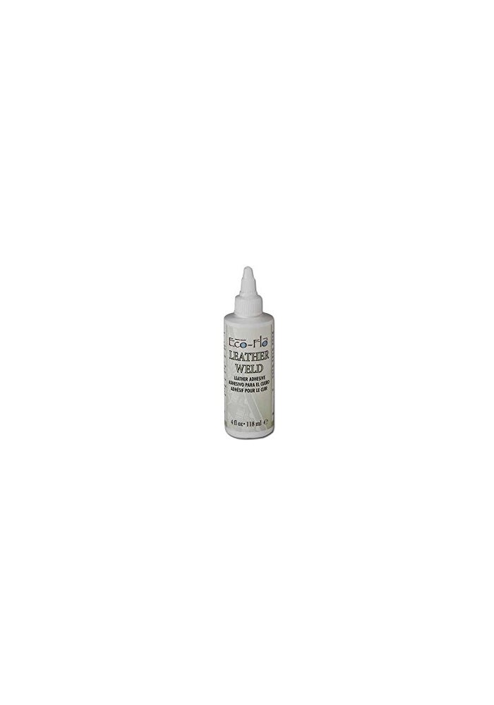 Tandy Leather EcoFlo Leather Weld Adhesive WaterBased Quick Tack Glue for Bags Belts Shoes and Craft Projects Smooth Spread Formula 4 fl oz - Image 1