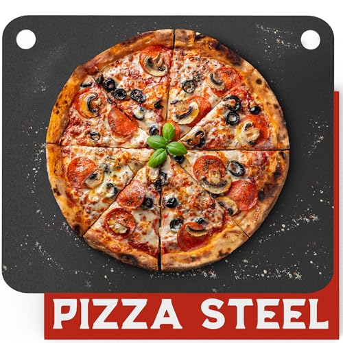 Primica Primica Pizza Steel XL for Oven  Grill16x134 The Ultimate Crust Game Changer Perfect for Oven Baked Pizza with higher Conductivity Premium Baking Alternative to Pan and Stone