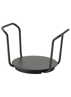 Anthracite Plate Holder, Adjustable Sleek and Functional Design for Organizing Plates and Dishes 15-23 cm