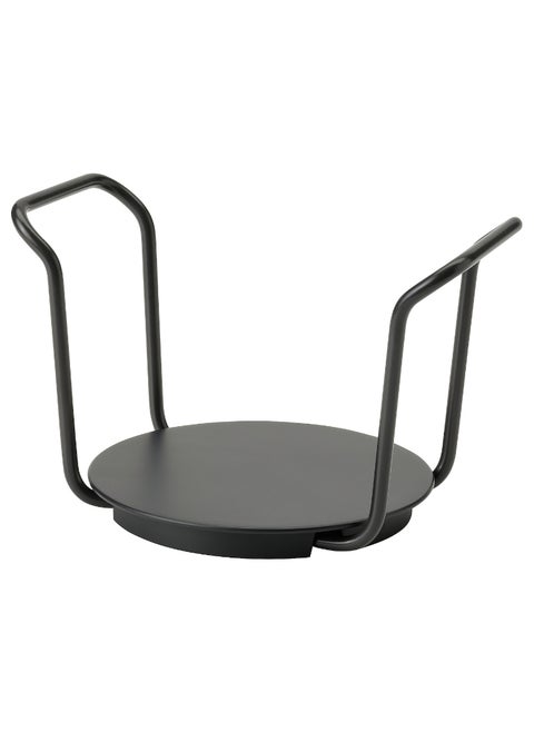 Anthracite Plate Holder, Adjustable Sleek and Functional Design for Organizing Plates and Dishes 15-23 cm