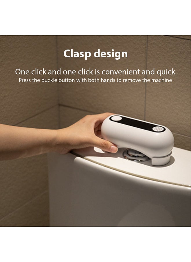 Generic - Touchless Toilet Flush Rechargeable Motion Sensor Automatic Toilet Flusher for Homes Restaurants Hotels Non Contact Hands Automatic Toilet Flush Button Water - Image 1