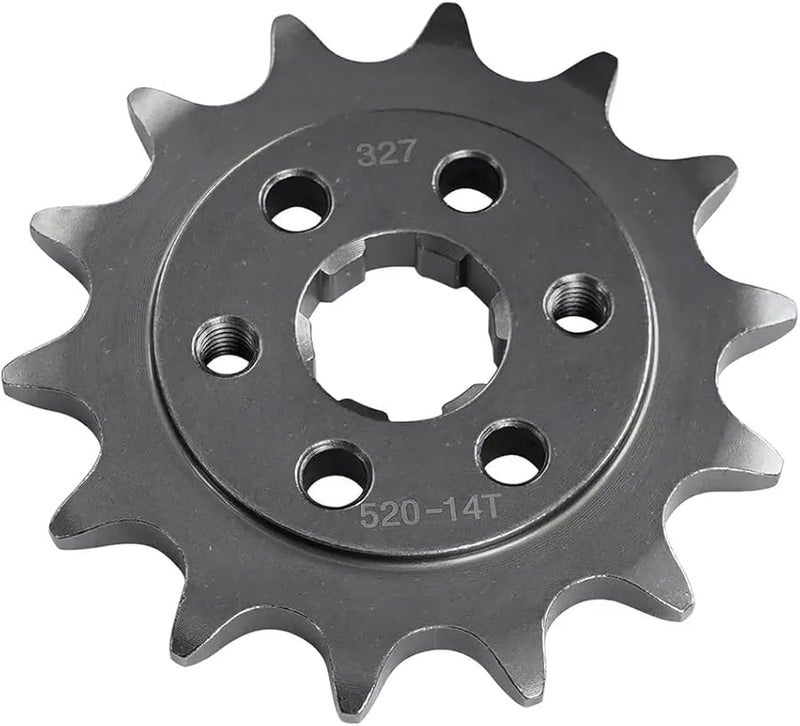 14T Motorcycle Front Sprocket Compatible with 50 MXer 02 04 and MXU Reverse 04 15