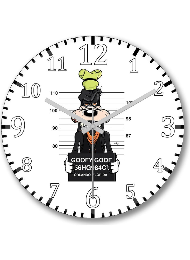Baskı Dükkanı Print Shop Goonies Never Say Die Wall Clock Domed Real Glass 