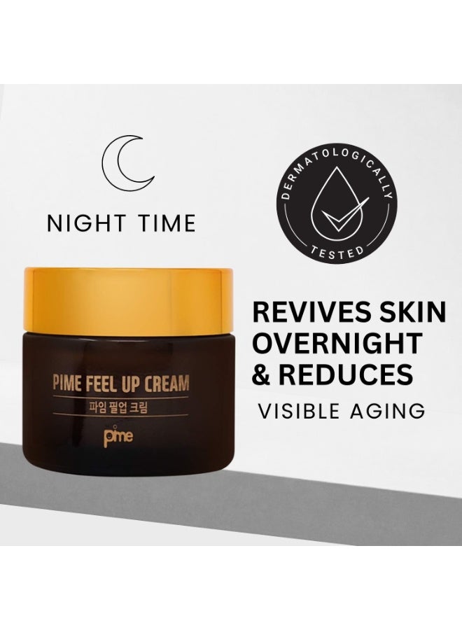 pime Anti-Aging & Brightening Duo 2×50ml | Day & Night Cream for Acne-Prone Skin – Whitening, Wrinkle Care & Dark Spot Removal with Collagen Peptides - Image 3