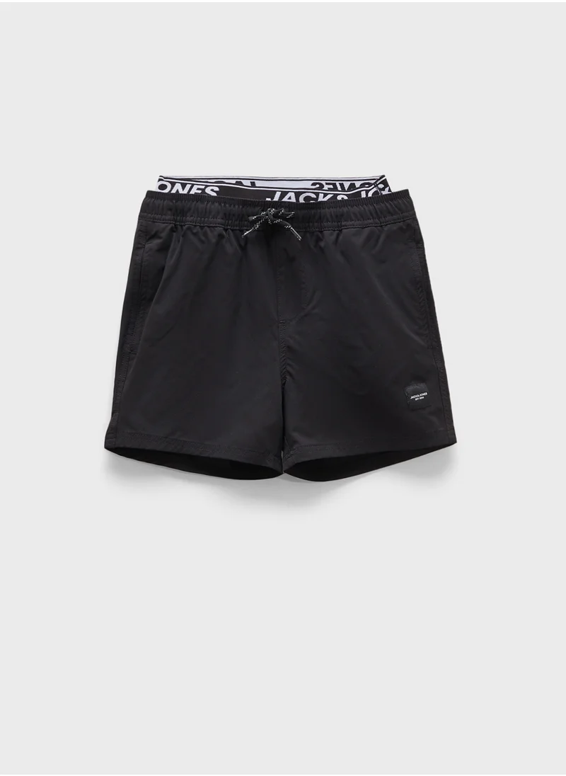 جاك وجونز جونيور Kids Logo Swim Shorts