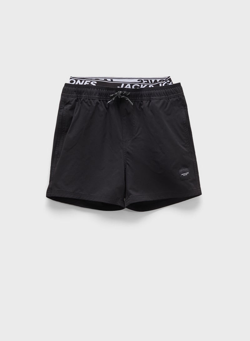 Jack & Jones Junior Kids Logo Swim Shorts  - Image 1