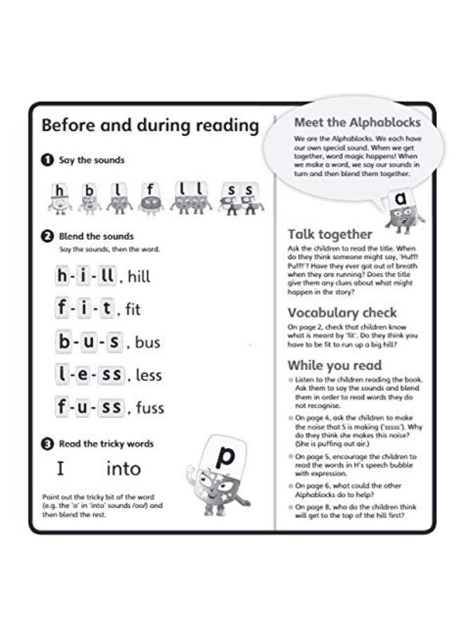 Bug Club Phonics Fiction Reception Phase 2 Set 05 Alphablocks Huff! Puff!  - Image 2