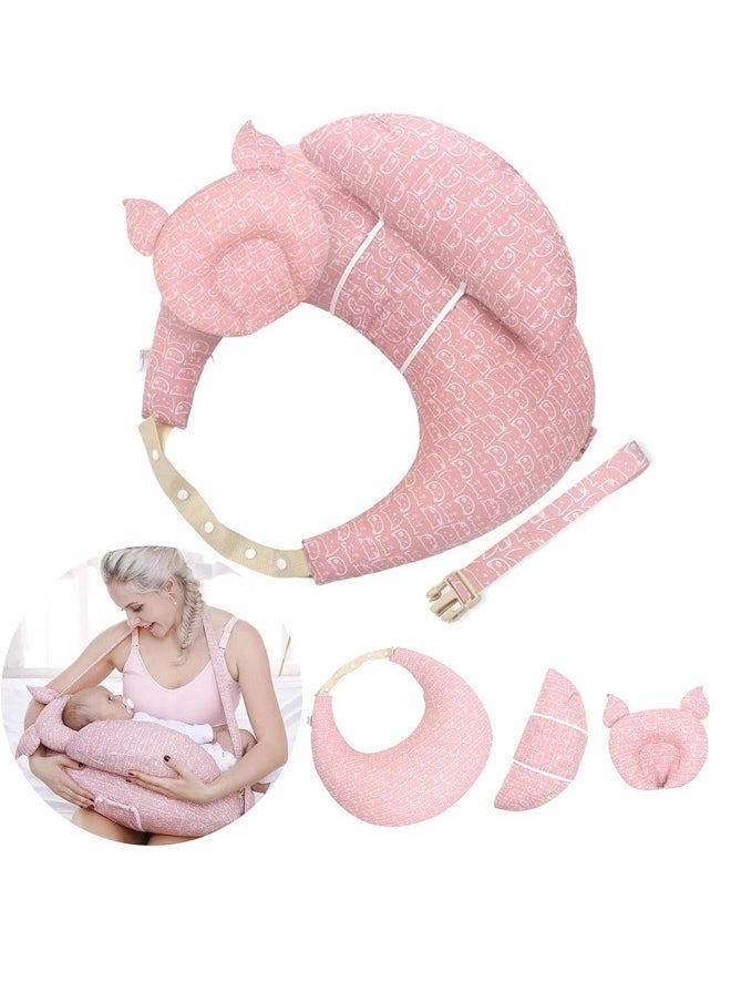 Beauenty Beauenty Feeding Pillow Large Breastfeeding Pillows for Babies, Feeding Pillow Baby Nursing Pillows Bed U-shape Pillow and Baby Lounger for Newborn  - Image 1