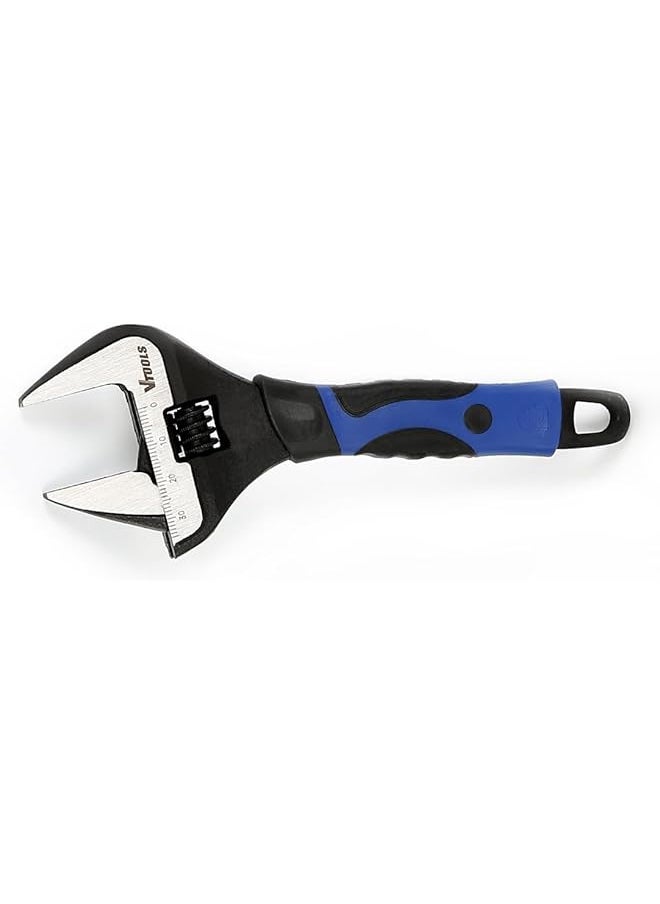VTOOLS VTOOLS Professional 6 Inch Thin Carbon Steel Adjustable Wrench, Jaw Opening Capacity 34mm, Heat Treated and Black Phosphate Finish, For Home, Workshop and DIY Projects, VT2243  - Image 1