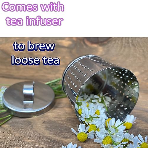 Vissmarta Copper Turkish Teapot Tea Kettle Pots Set for Stove Top Stovetop Decorative Infuser Vintage Antique Arabic Farmhouse Tray Cups Serving Party Moroccan Decor Style Persian Kitchen Fancy (Antique) - Image 4