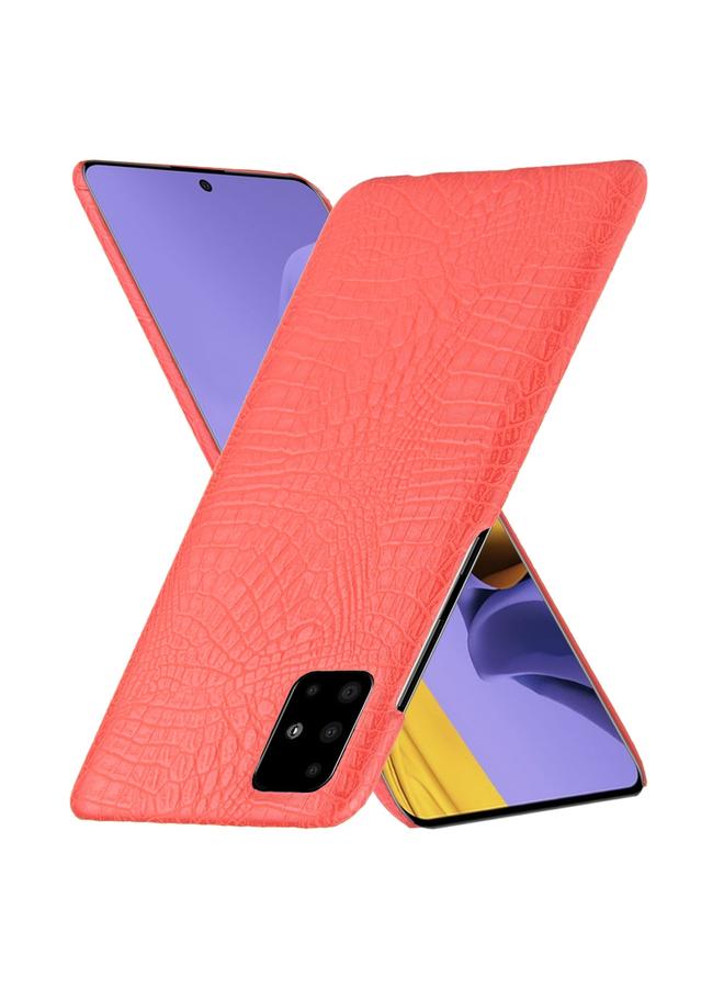 S-TOP Case For Samsung Galaxy A51 5G Shockproof Crocodile Texture PC + PU Case - Image 2