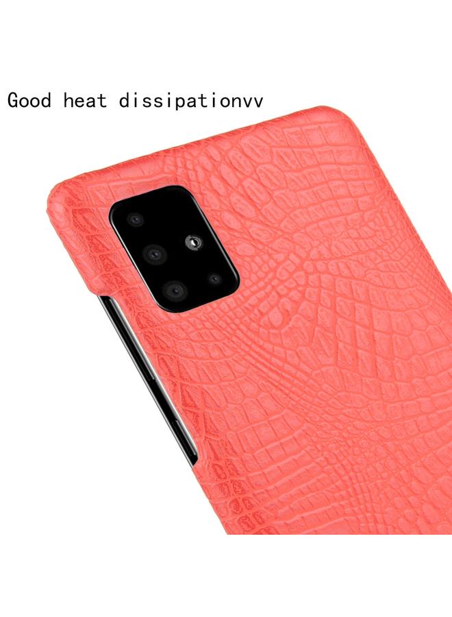 S-TOP Case For Samsung Galaxy A51 5G Shockproof Crocodile Texture PC + PU Case - Image 5