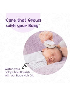 Mother Sparsh Nourishing Baby Hair Oil | Soothe & Nourishes Delicate Baby Scalp | Suitable Hair Oil For Newborns | Paraben Free, Sulphate Free- 100Ml  - Image 2