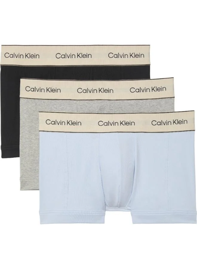 كالفن كلاين ثلاث قطع سراويل داخلية قطنية مريحة