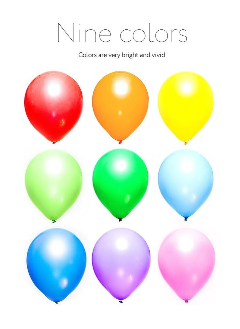 A bag of multi-colored balloons containing 100 pieces