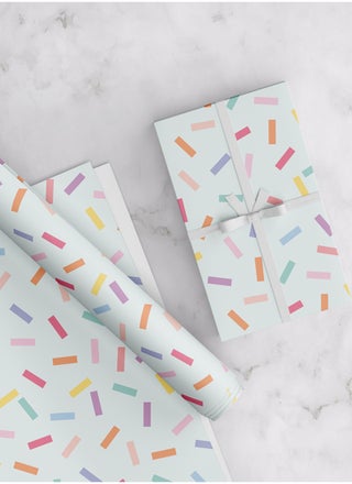 Confetti Gift Wrapping Paper