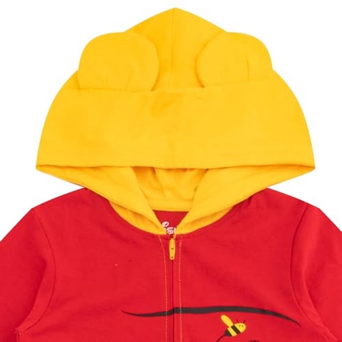 Disney Winnie The Pooh and Tigger Boys Costume Zip Up Hooded Cosplay Coverall for Infant Baby and Toddler - Image 2