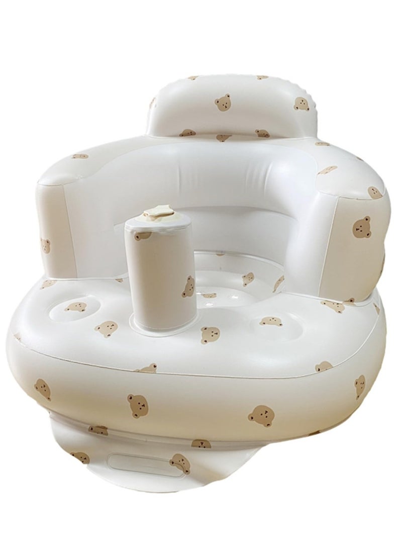 Daytoyz - Inflatable Baby Seat, Baby Floor Seats for Babies 3-36 Months, Sit Up Chair with Built-in Air Pump, Portable Infants Back Support Seater, Sit Me Up Seat for Home, Travel - Image 1