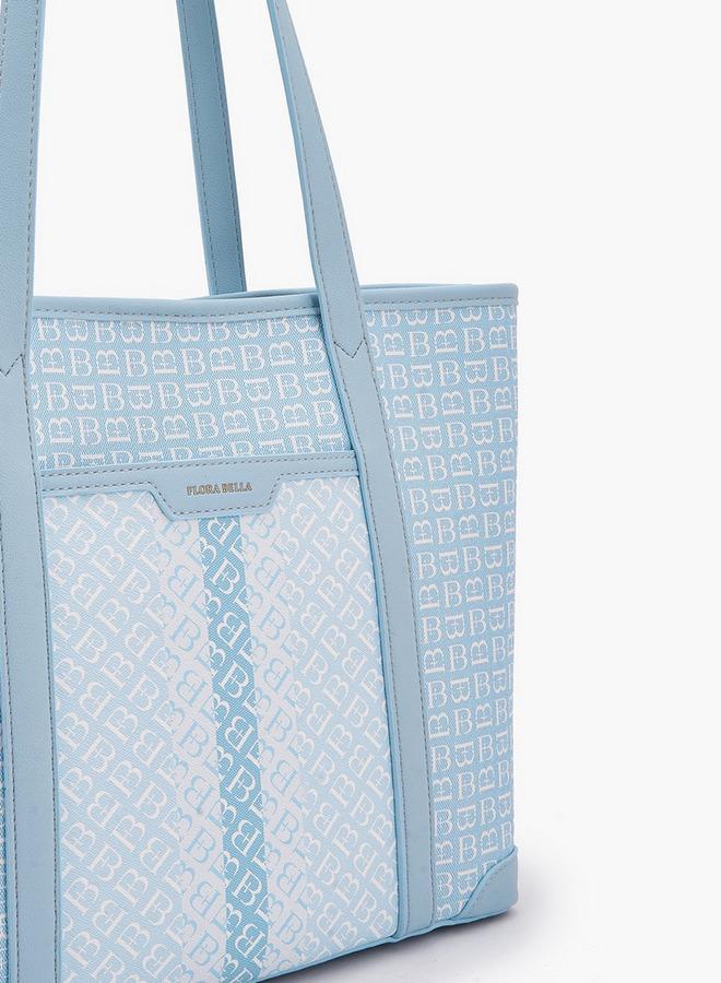 Flora Bella By Shoexpress FLORA BELLA MONOGRAM TOTE BAG - Image 3