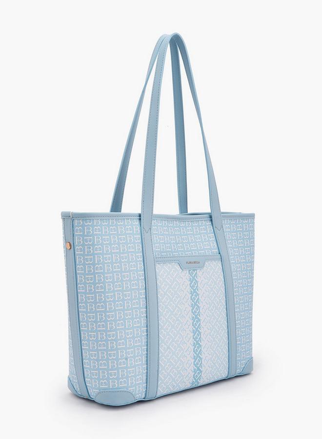 Flora Bella By Shoexpress FLORA BELLA MONOGRAM TOTE BAG - Image 2