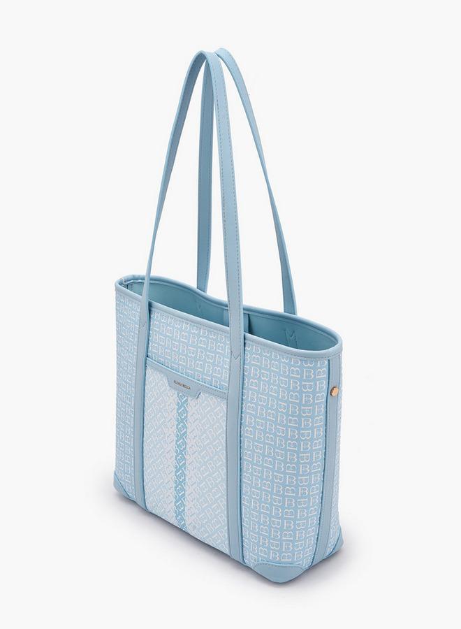 Flora Bella By Shoexpress FLORA BELLA MONOGRAM TOTE BAG - Image 5