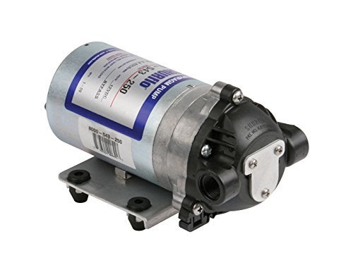 SHURFLO Pentair Hypro Shurflo 8000-543-250 Internal Bypass Agricultural Spraying Diaphragm Pump, 1.8 GPM c/w Santoprene Diaphragm, Viton Valves, Self-Priming Upto 8 Feet, 50PSI, 12V, 3/8" NPT Female Port - Image 4