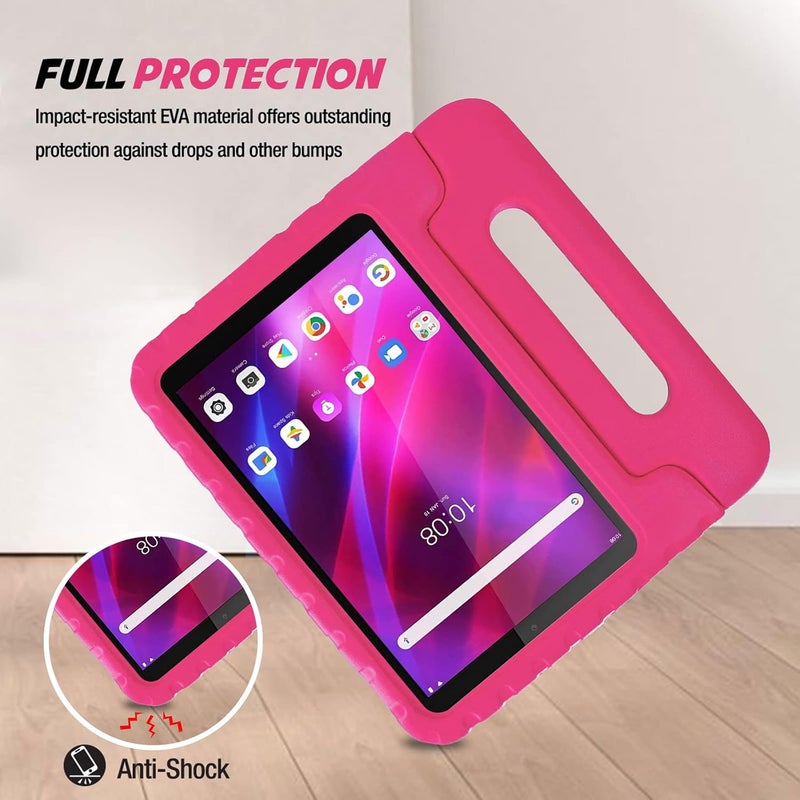 Procases Kids Case For Lenovo Tab M8 4Th Gen 2023/3Rd Gen 2022/Hd Lte 2021/Tab M8 Hd/Smart Tab M8/Tab M8 Fhd 2019, Lightweight Shockproof Kids Friendly Case For Lenovo Tab M8 Tablet 8" -Magenta - Image 4