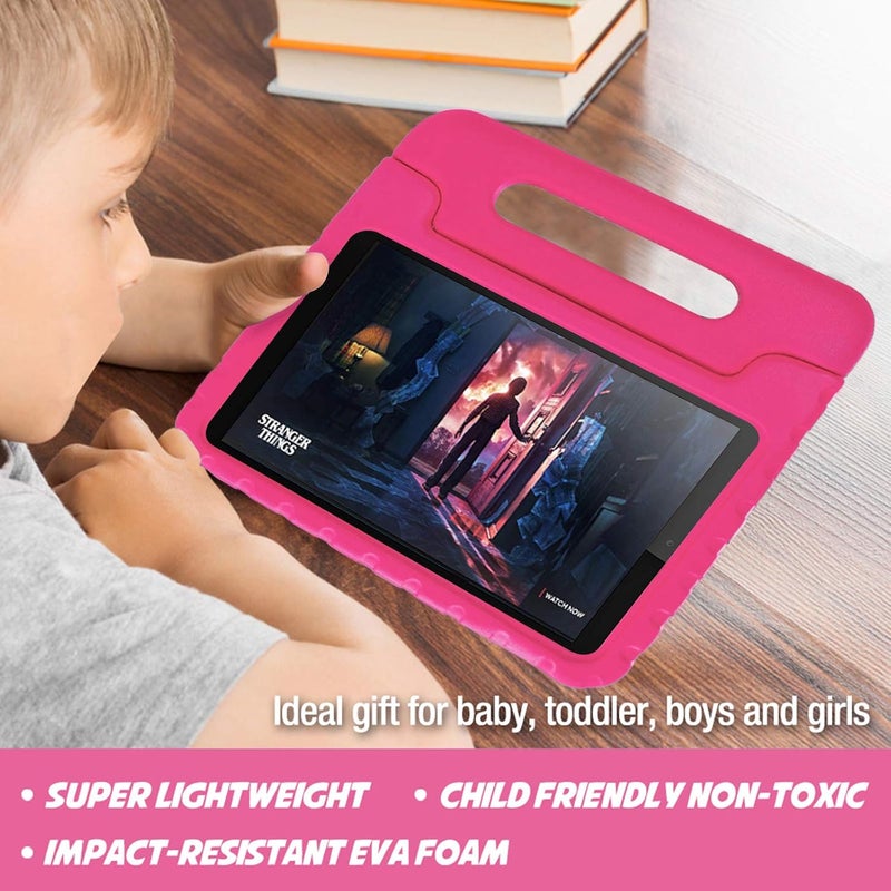 Procases Kids Case For Lenovo Tab M8 4Th Gen 2023/3Rd Gen 2022/Hd Lte 2021/Tab M8 Hd/Smart Tab M8/Tab M8 Fhd 2019, Lightweight Shockproof Kids Friendly Case For Lenovo Tab M8 Tablet 8" -Magenta - Image 3
