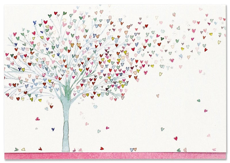 Peter Pauper Press Tree of Hearts Note Cards (14 Cards, 15 Self-sealing envelopes) - Image 5