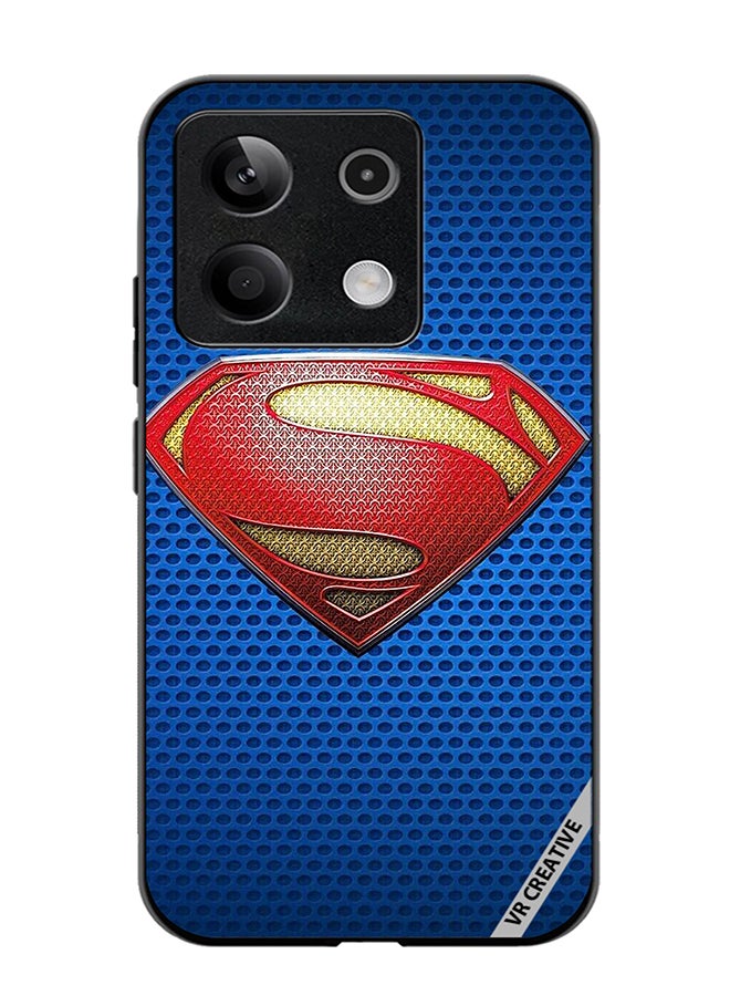 VR CREATIVE Protective Case Cover For Xiaomi Poco X6 Superman Logo Design Multicolour - Image 1