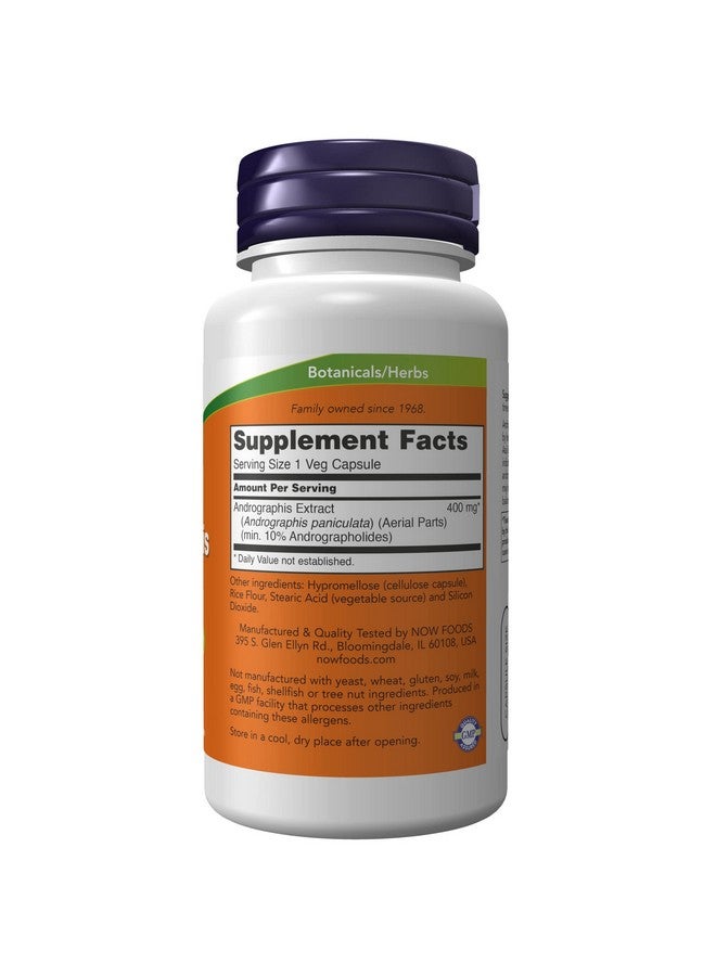now Supplements Andrographis Extract 400 Mg Standardized Extract 90 Veg Capsules - Image 2