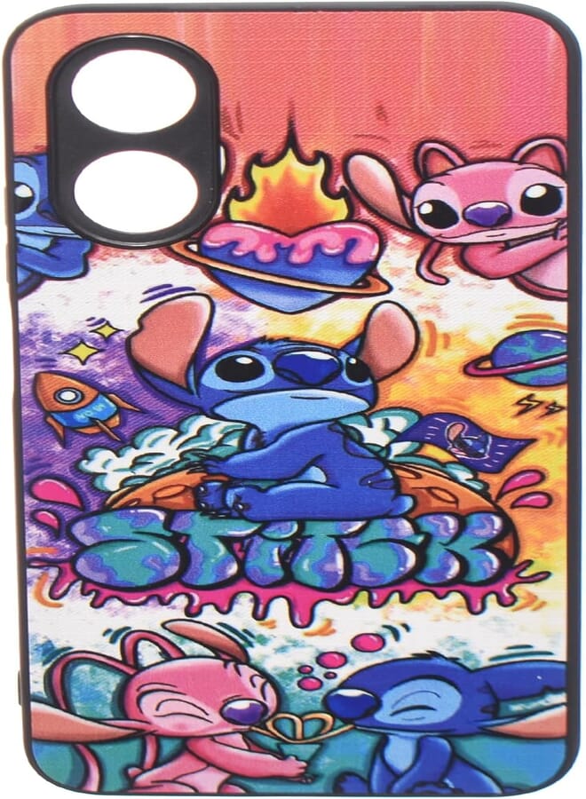 Boter. 3D High Quality Printed Back Cover With Robust Protection Against Drops Impacts For OPPO A17 - Multi Color